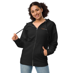 Focus - Unisex fleece zip up hoodie